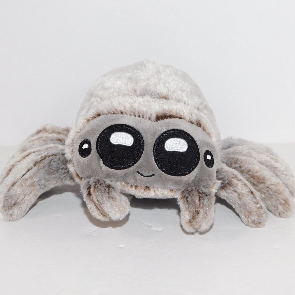 Plush Jumping Spider Stuffed 7" Gray toy Exotics Source